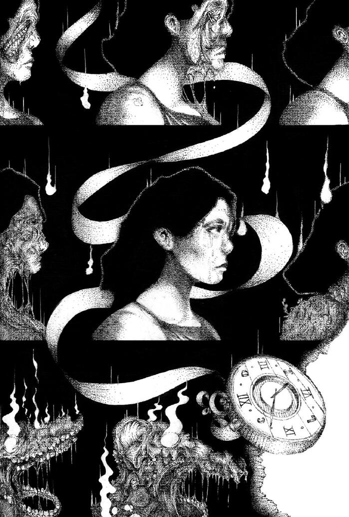 "Heatwave" - For Polymorphic Volume 2 (2024) (Stippling)